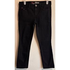 Tommy Hilfiger Women’s Size 4 Short Black Jeans Spirit Skinny 5-Pocket Western